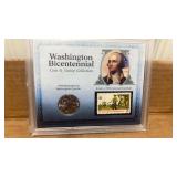 Washington Bicentennial Coin & Stamp  Collection