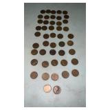 47 1951 Wheat Pennies