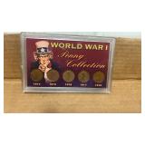 World War I Penny Collection in Case