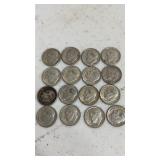(16). 1963. Silver dimes