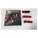 4 Swiss Army Knives
