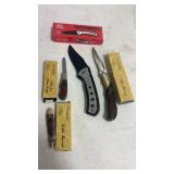 4. frost cutlery pocket knives in original boxes