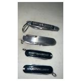 4 Pocket Knives Brush Wellman & more