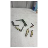 6 pocket knives