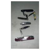 6 Pocket Knives Continental Stanley & more