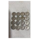 (16). 1962 . Silver dimes
