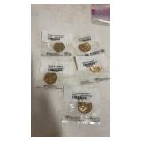 (5) Presidential dollar coins