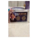 2018 JFK MINT MARK COLLECTION  with COA