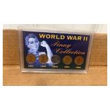 World War II Penny Collection in Case