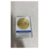 American mint 1933 24k gold layered replica coin