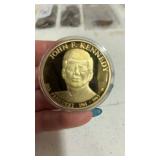 Presidential dollar trials, John F Kennedy,