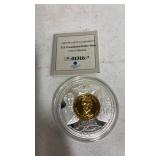 Abraham Lincoln US presidential dollar inlay