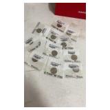 (11).  Uncirculated quarters national park, 1964