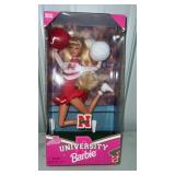 Nebraska University Barbie NIP, w/ Pictorial 1999