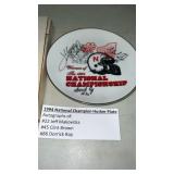 1994 Nebraska National Championship Plate Signed