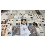 1937-2001 (55?) Envelopes & Post Cards.  Marilyn