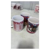 3 Vintage Nebraska Football Mugs Cups 1997, 2002