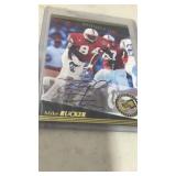 1999 Signed Mike Rucker Press Pass Football Card