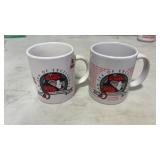 2 Tom Osborne 25 year Mugs Nebraska Football