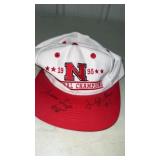 1995 Nebraska National Champions Cap signed by