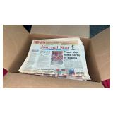 Box Full Nebraska Football Newspapers