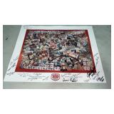 Autographed Commemorative Print of 300 Tickets by