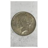 1923  D peace dollar