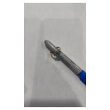 4.5 g 10 K blue topaz ring size is unknown