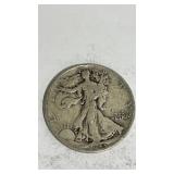1943 walking liberty half dollar coin