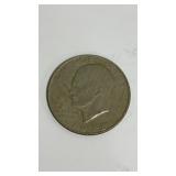 1972 Eisenhower United States  one dollar  coin