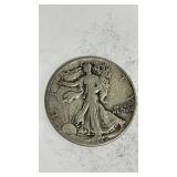 1942 walking liberty half dollar coin