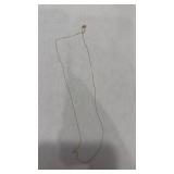 Very small .4 g 14 K petite necklace
