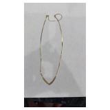 2.7 g of 14 K herringbone necklace