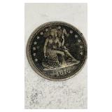 1876 united  States US silver seated Liberty