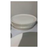 Mid century Set of 9 Russel wright dinner plates