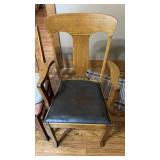 Chairs with Leather cushion