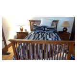 Beautiful wooden bedroom set Queen size bed