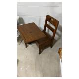 Kids School Chair w/Desk Approx. 28x18x24