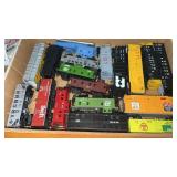 Flat of HO Railroad Model Cars , Boxcars ,
