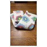 Homemade Quilt approx. 80x146 Has Stains