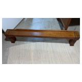 Wooden shelf approximately 5