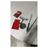 Kitchen utensils, Empty Tobacco tin, & more