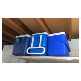 3 large coolers