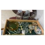 Atlas jars with lids , decorative dishes and more