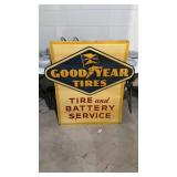 Good Year Tires Service Metal Sign Approx.