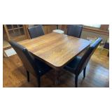 ClawFoot Solid wood Table approx. 48x48 with 4