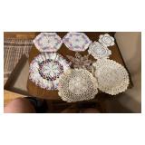 Lot of 8 round doilies