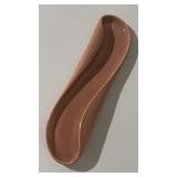 Mid century Russel Wright coral celery dish