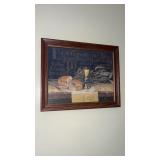 Wood frame picture