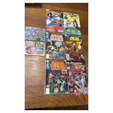 7 Comic Books. Looney Tunes, Star Wars, Justice